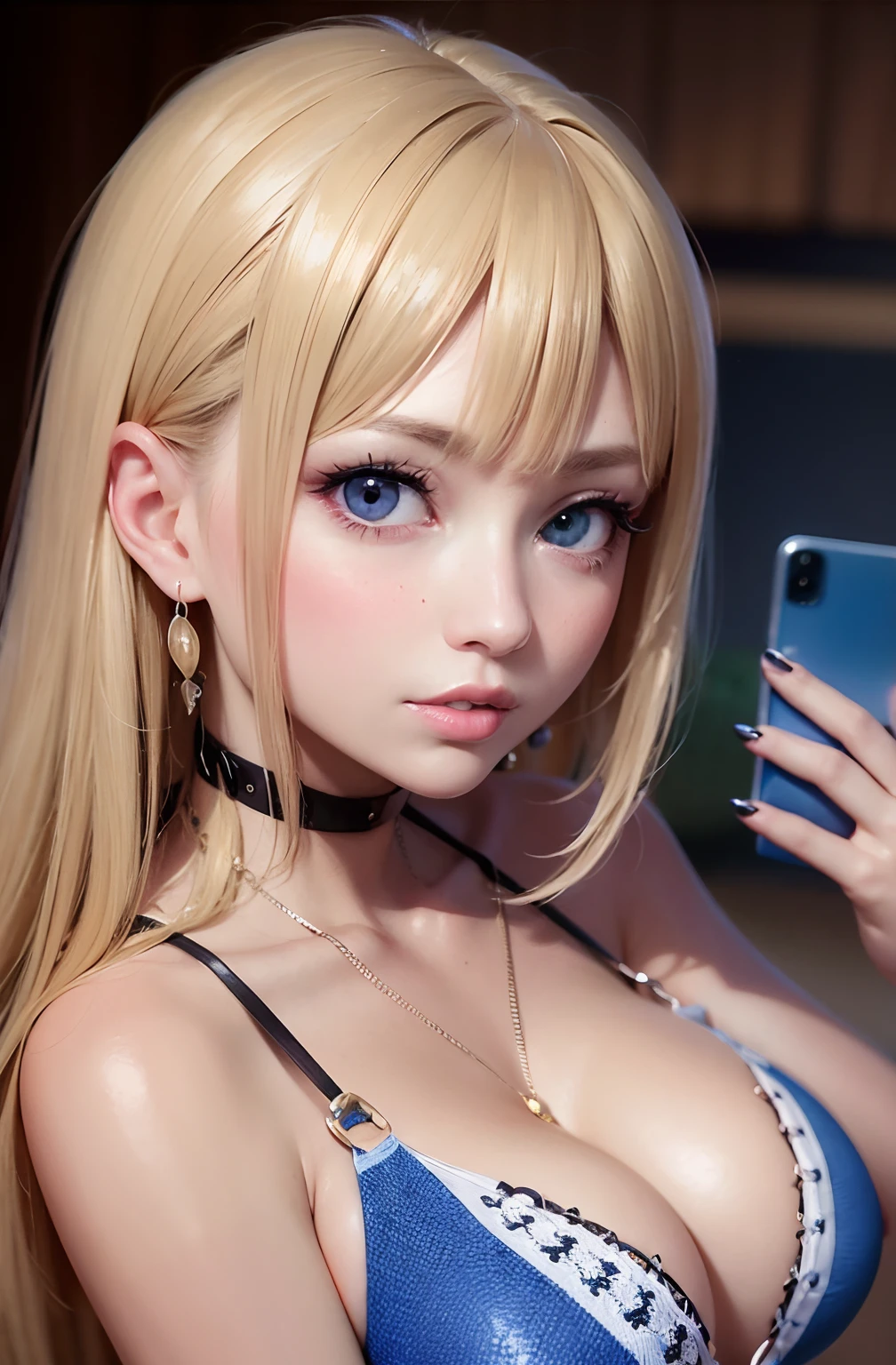 blonde woman with matching tank top and bikini bottom posing on a beach, fille sexy aux yeux bleus, Portrait Sophie Mudd, blur background, best quality, 1girl, Portrait de Corinna Kopf, cheveux blonds et grands yeux, selfie of a young woman, ohne Maquillage, maquillage naturel, Look directly into the camera, Visage avec Artgram, dezentes Maquillage, Superbe photo du corps entier, dans la chambre, Gros seins, Blonde, latina --auto --s2