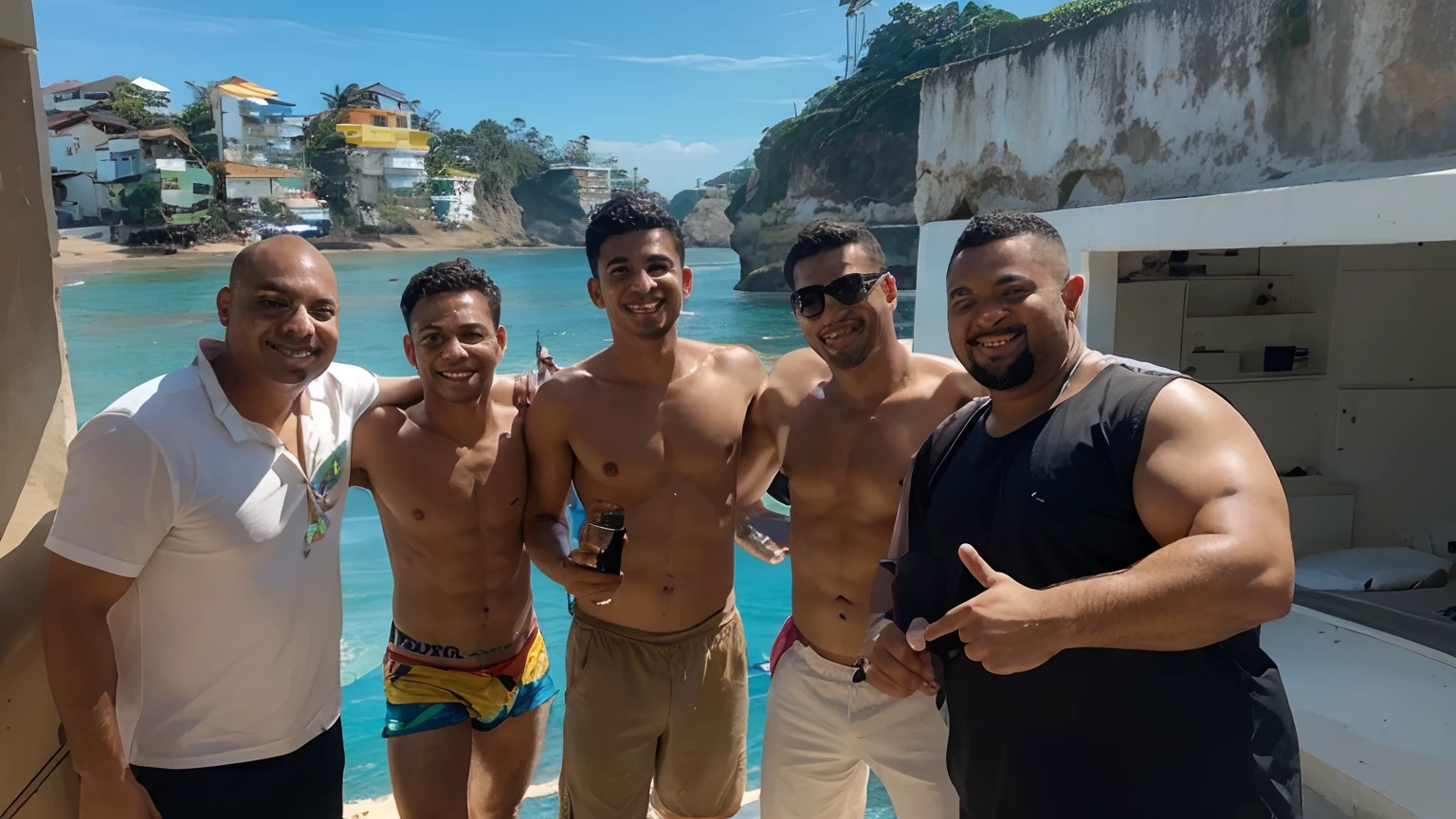 Trocar o fundo praia