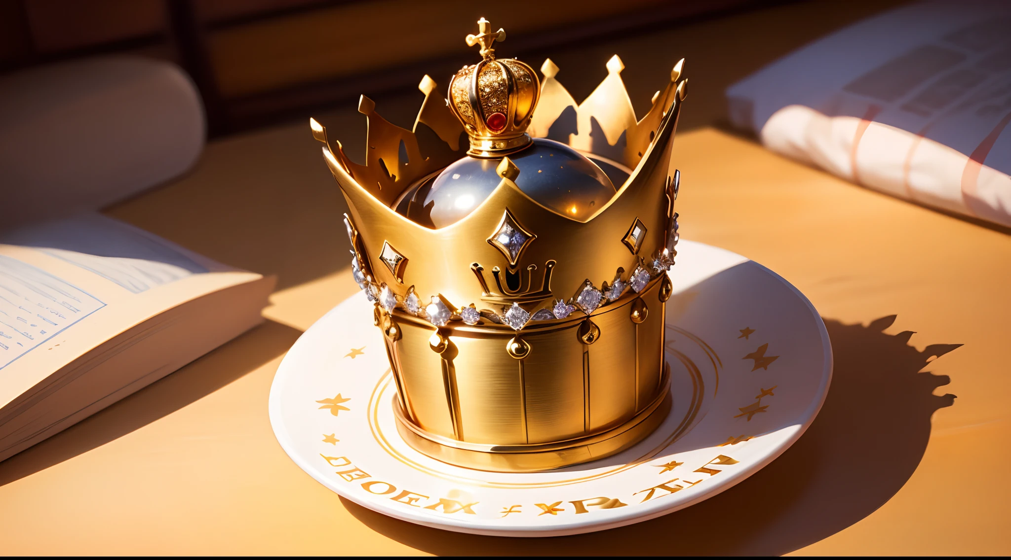 A crown with the word “Rolex” on it
