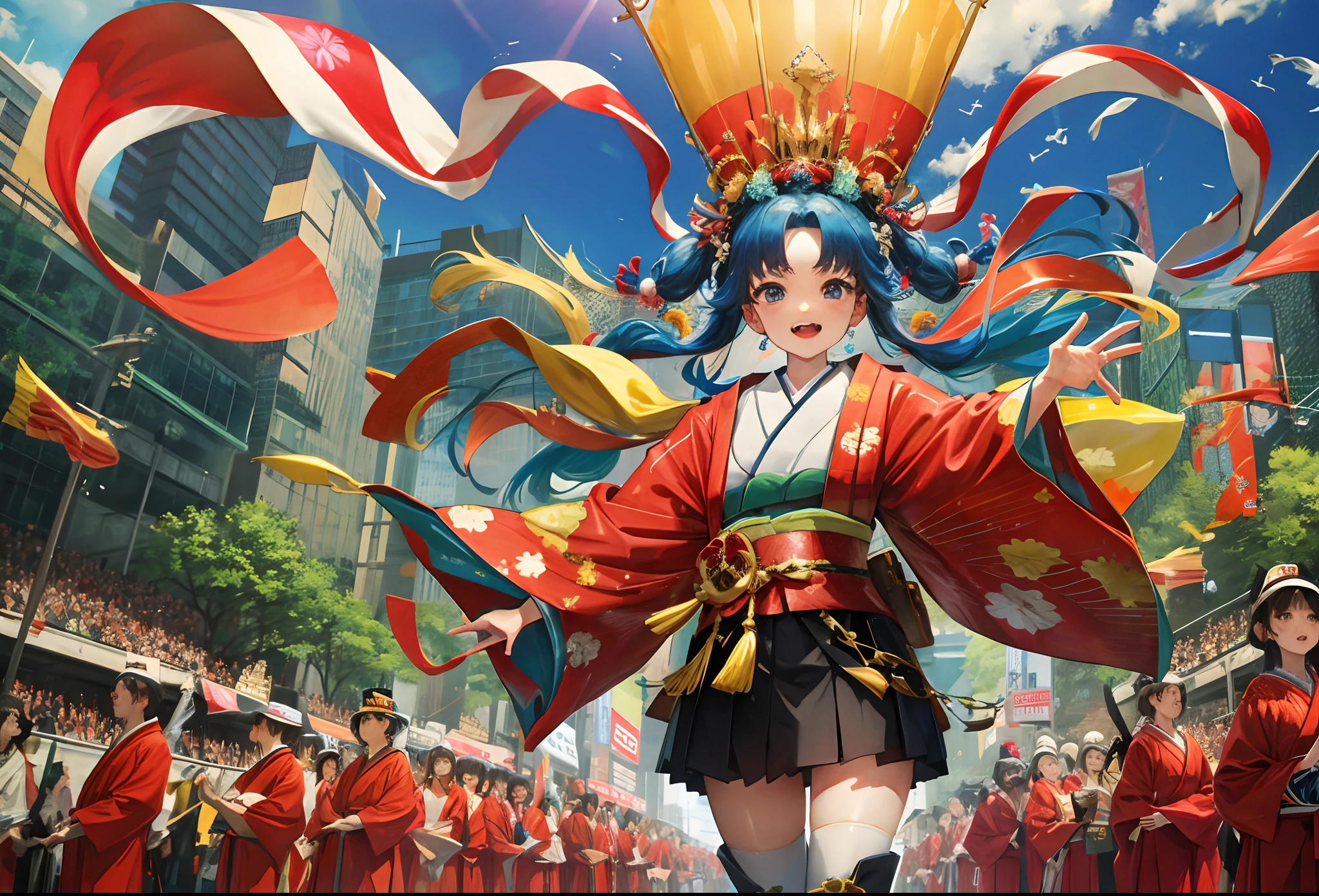 Japanese parade for the emperor