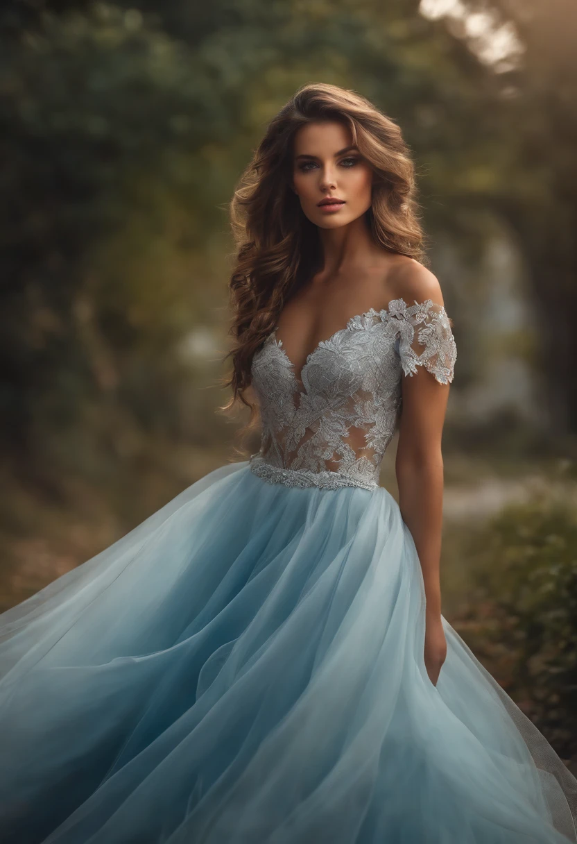 (1girl),lo gothic,Caudas duplas,cabelos brancos, renda organza,Roupas lindas e exigentes,lo gothic, voador, azul, (colorido), bold dashes, misturas de gradiente, motion blur, texturas cintilantes, dynamic compositing, atmosphric perspective, impressionista, , (master part), (best quality), Amazing, (belos olhos detalhados), (detalhe fino), profundidade de campo, CG extremamente detalhado, Original, papel de parede extremamente detalhado, (vivid colors), Cinematic lighting,  (colorido), corar,