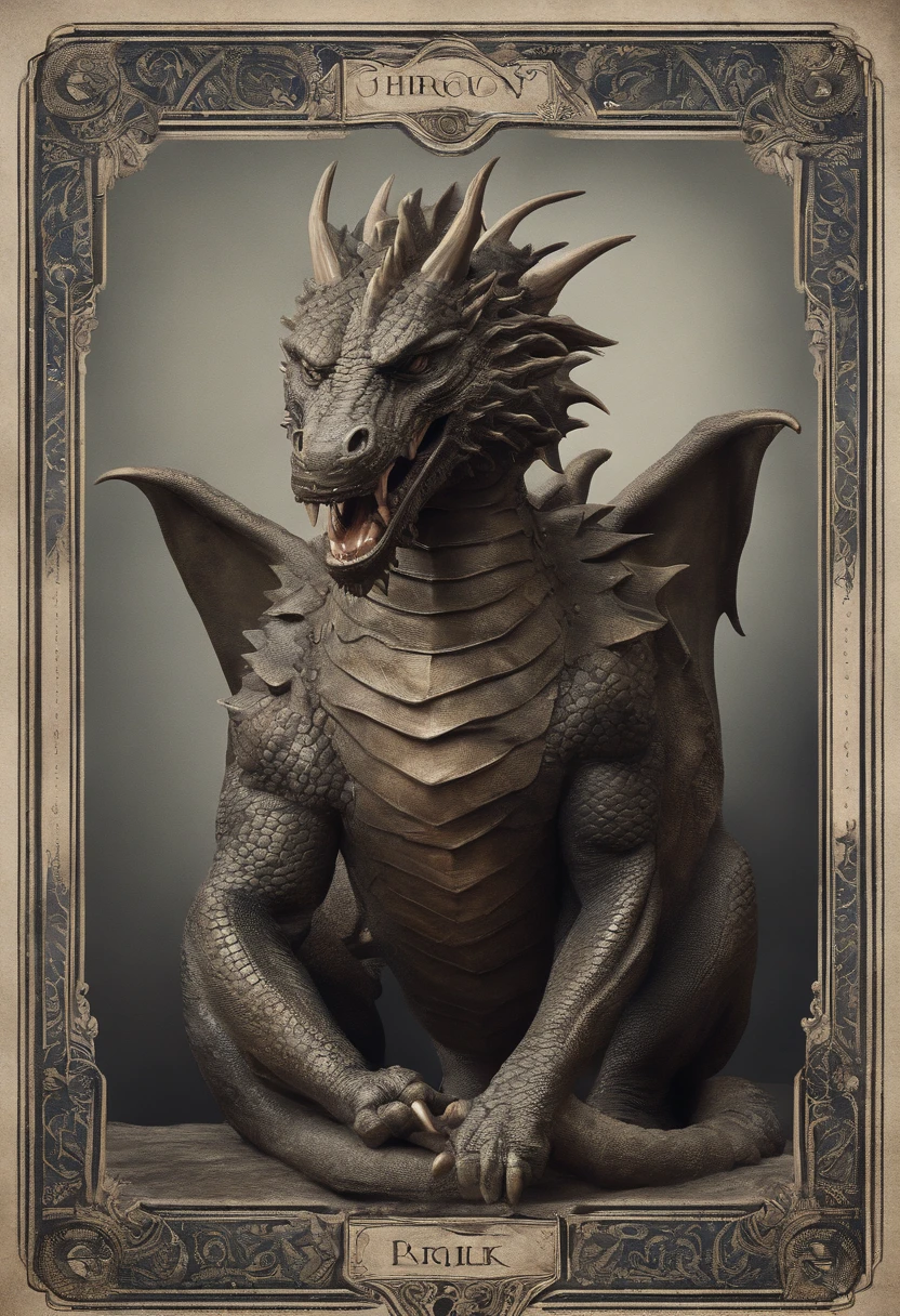 mythology，Dragon , white background, jack of clubs playing card