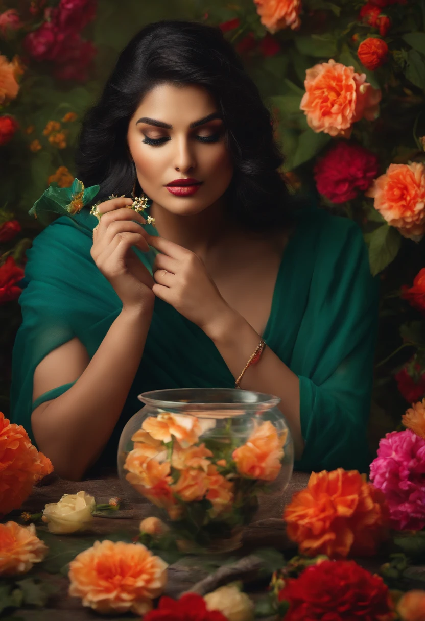 sharuk khan eating flower