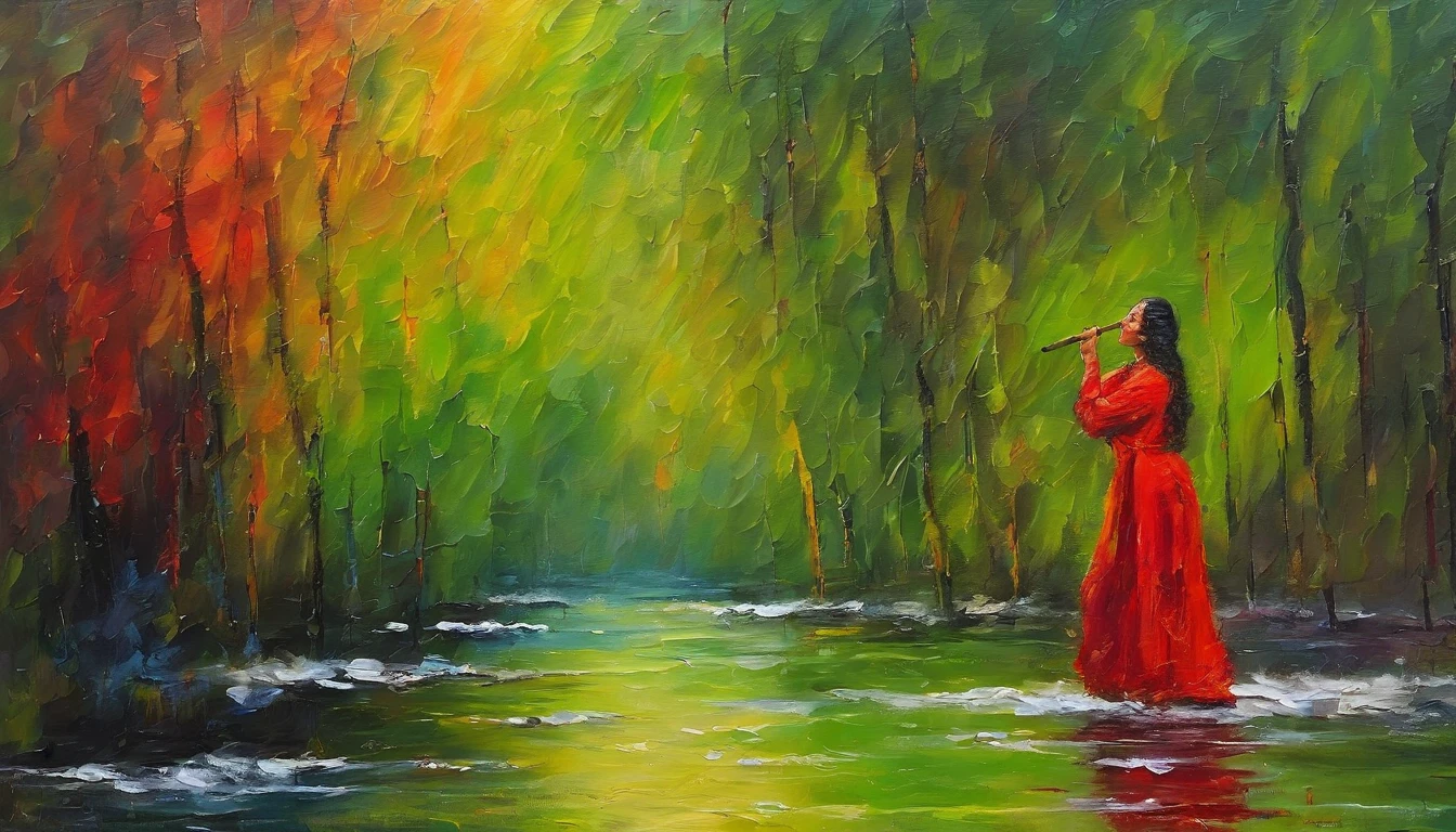 Maria Maria Spanish sensual insta, , Meditate in the rain,bamboos
