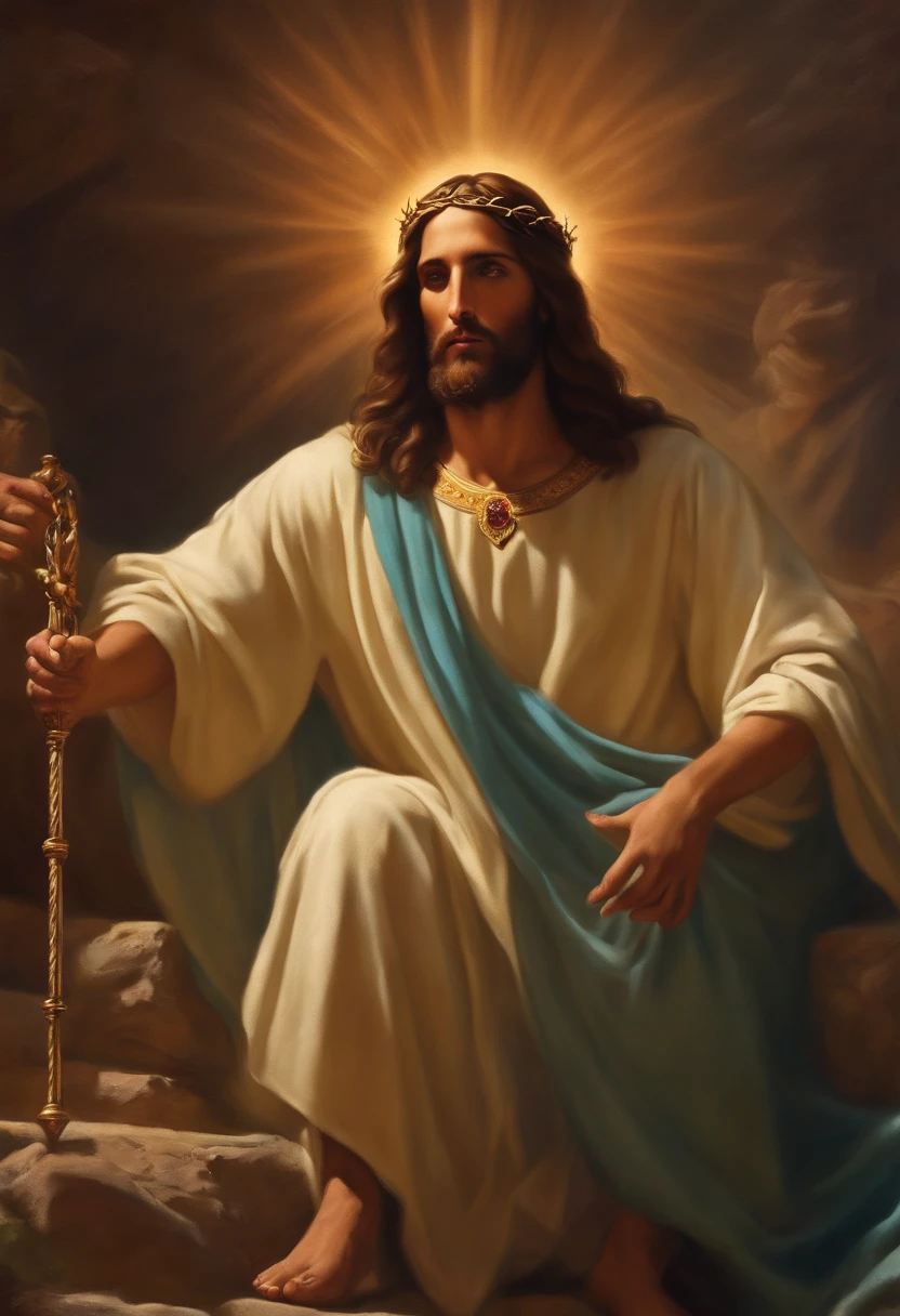 jesus cristo carregando a crus nas costas