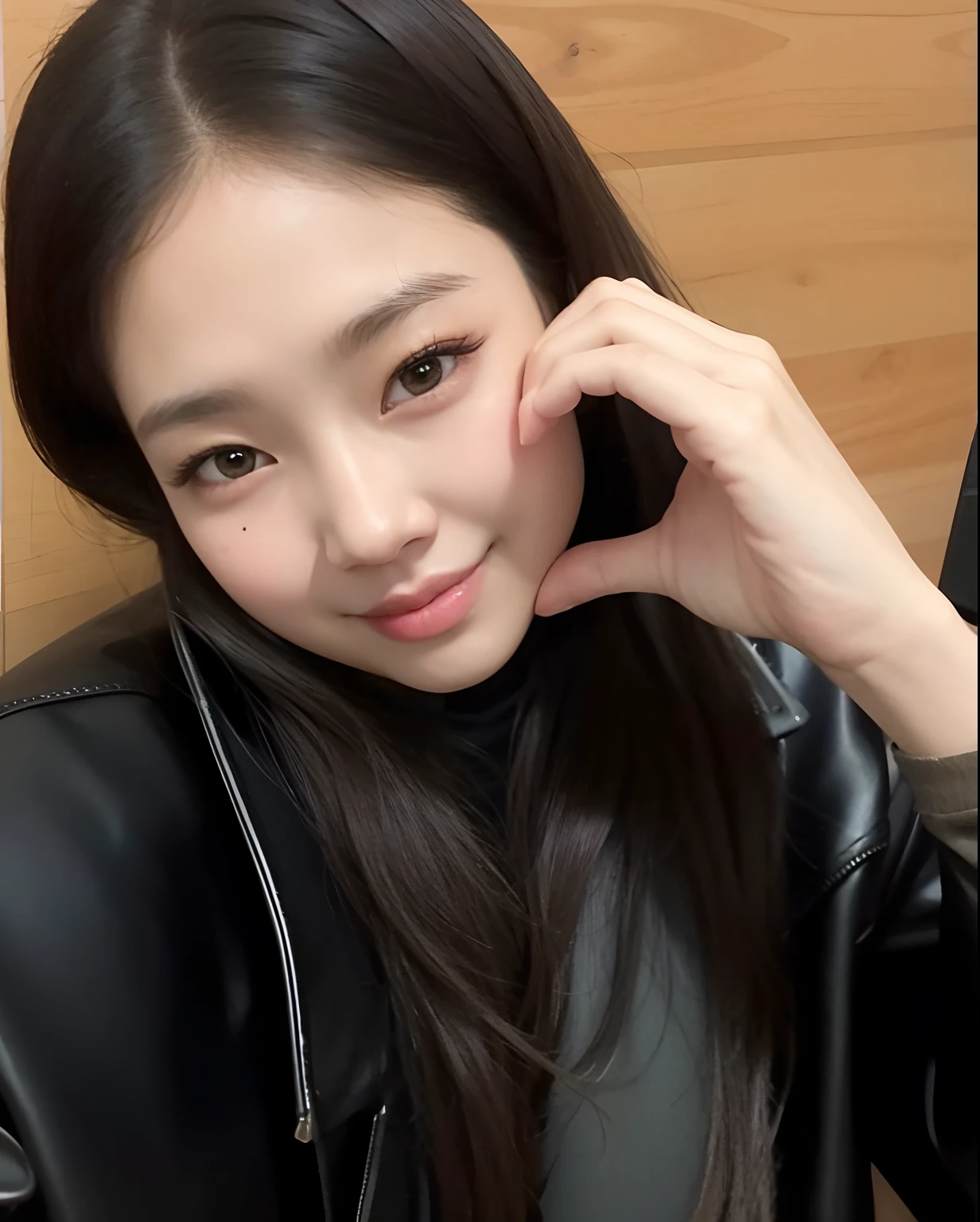 there is a woman that is talking on a cell phone, jennie blackpink, wan adorable korean face, Lee Ji-eun, Lee Ji - Eun, Jaeyeon Nam, jossi do blackpink, young adorable korean face, Parque Roseanne do Blackpink, Atriz coreana bonito, Gongbi, Heonhwa Choe, atriz da Coreia, Retrato de Jossi de Blackpink