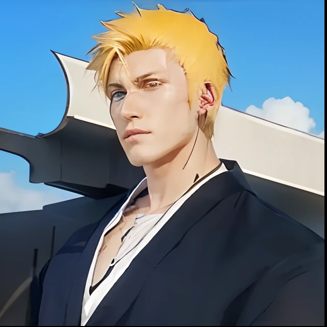 Realistic-style, Bleach, man,