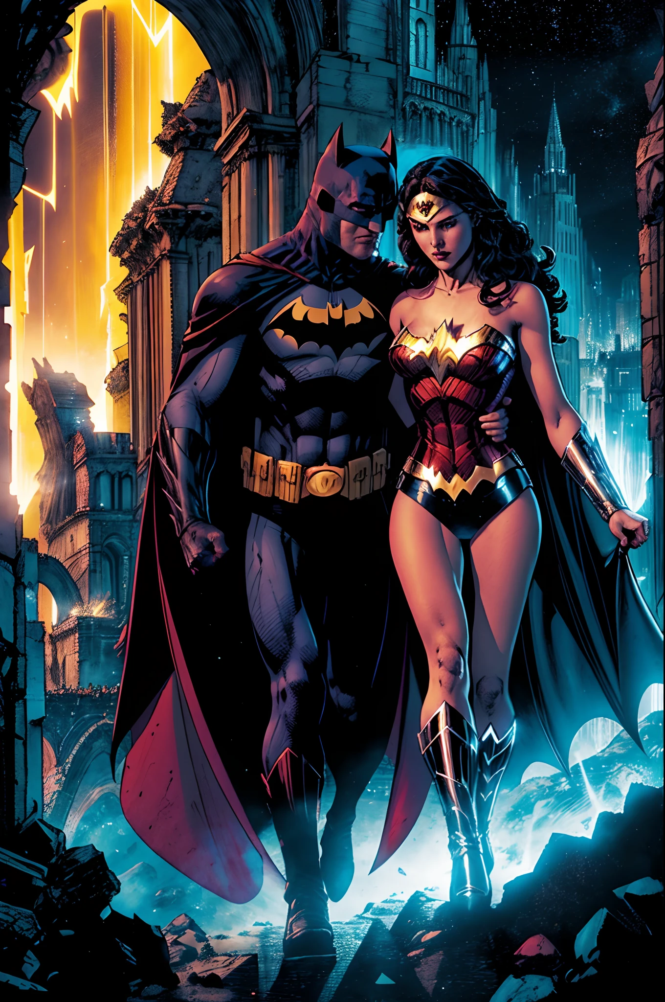 Create the Phantom of the Opera, Musician in gala clothes, capa preta, White mask covering only one side of the ghost's face, O estilo DC Comics de Jim Lee