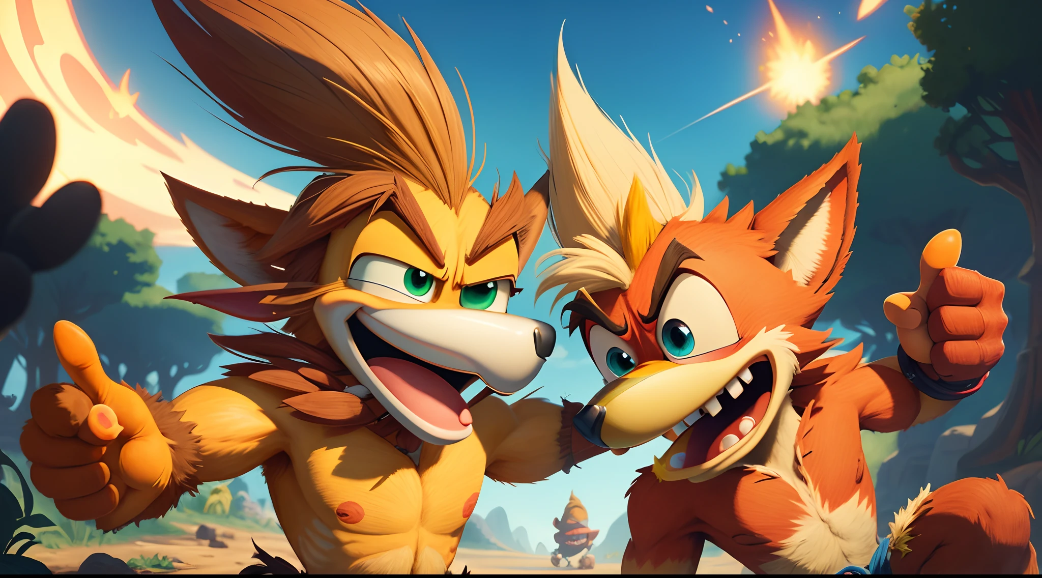 Crash bandicoot tickling
