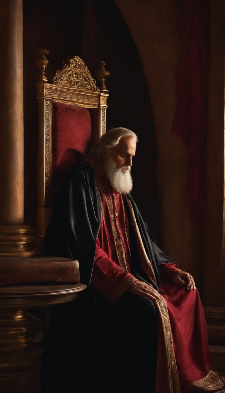 The apostle Paul looked at the screen, roupas compridas preta, roupa, Religion, Ultra foto realsisim