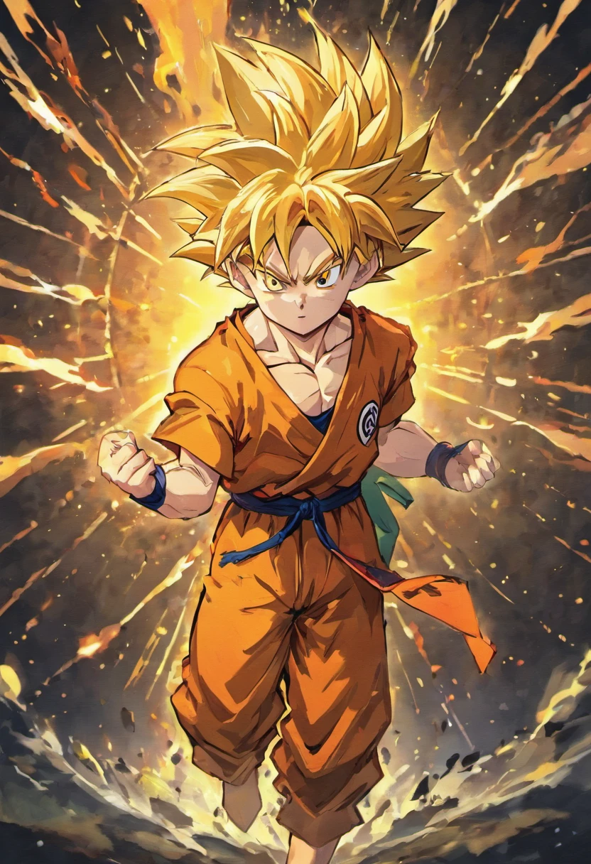 GOKU SEGURANDO 2 TELHAS