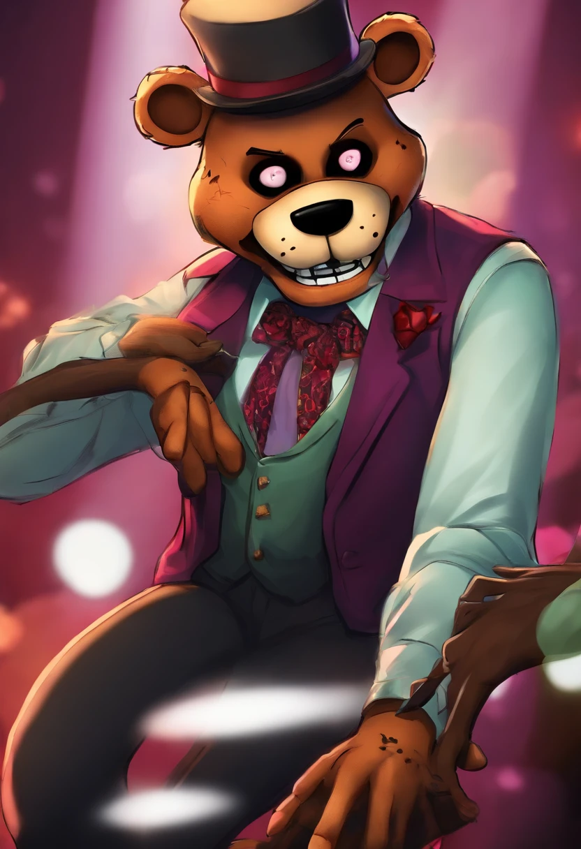 Glamrock Freddy fnaf as a human