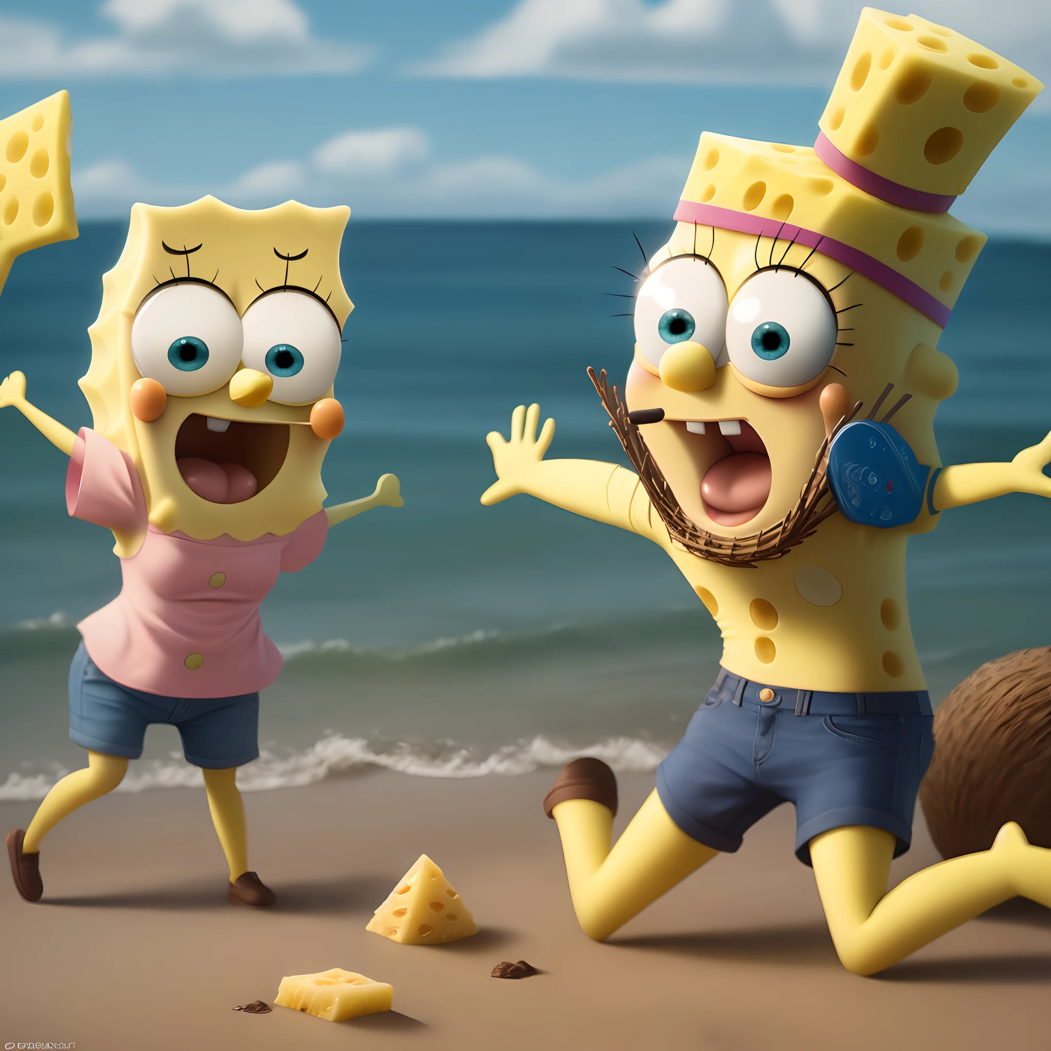 Spongebob with your sister