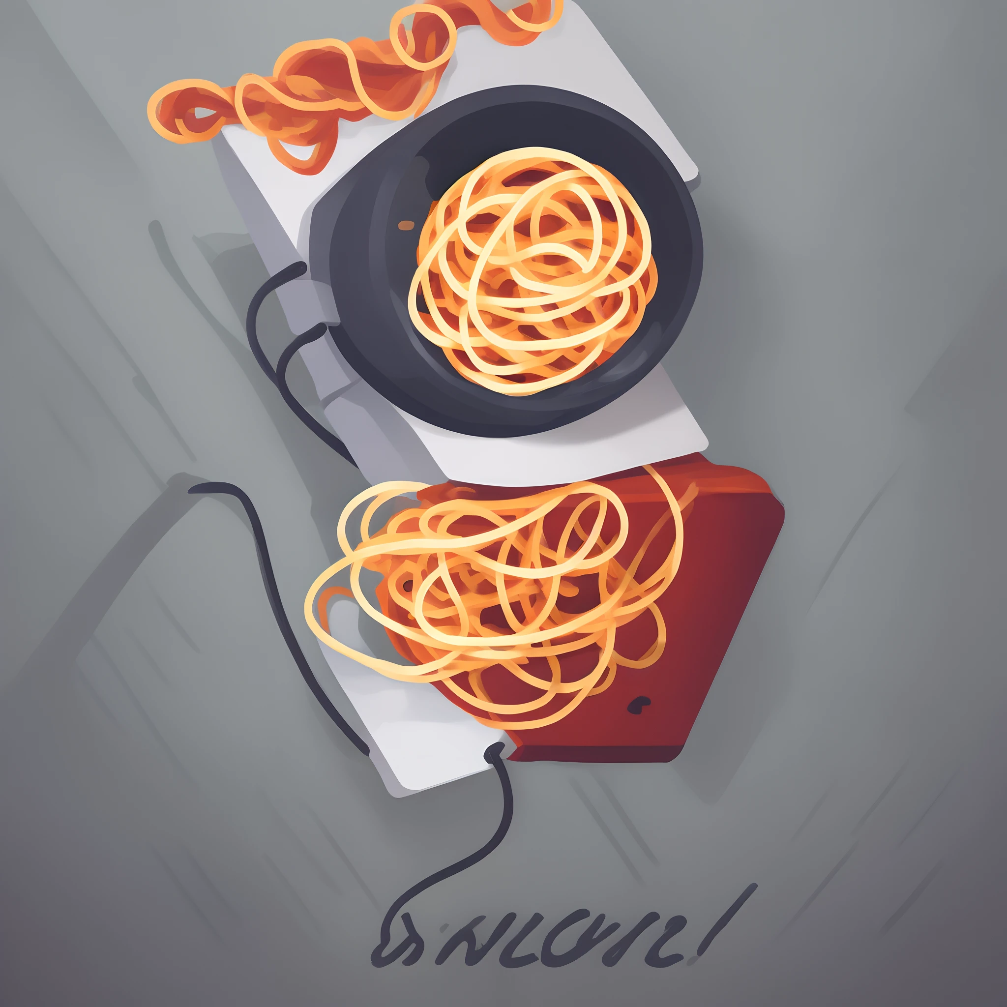 Ghostbusters eat spaghetti