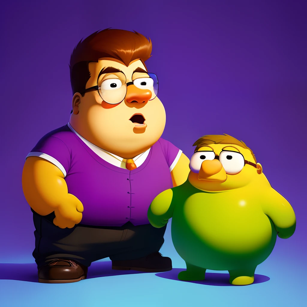 Peter griffin holding purple sprite