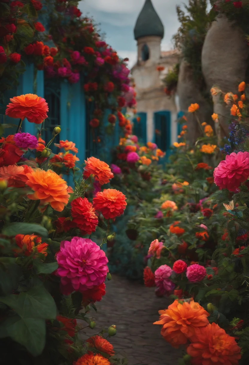 floricultura estilo pixar