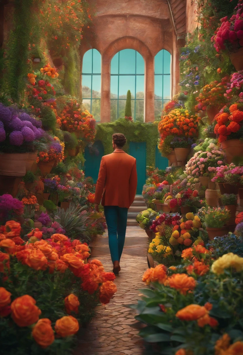 floricultura estilo pixar