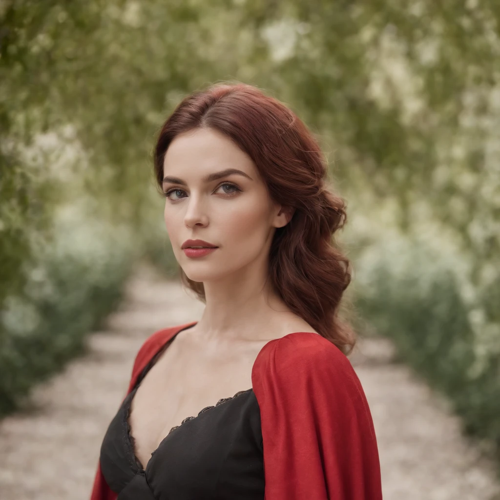 modella rossa