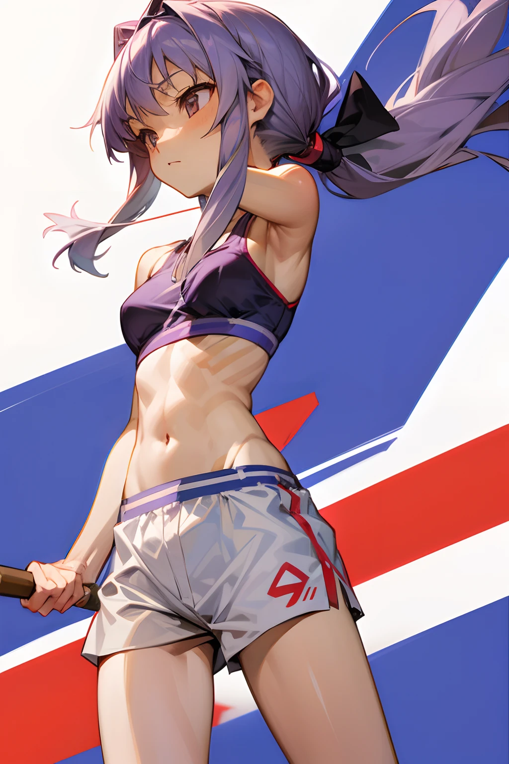 Sunaookami shiroko with sports bra