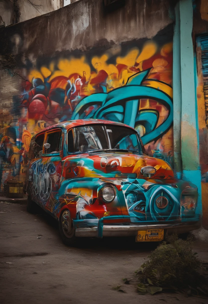 altamente detalhado,hip Hop graffiti