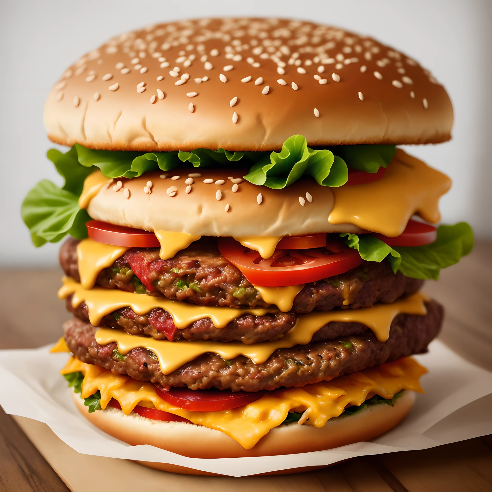 Letter B in the shape of a hamburger