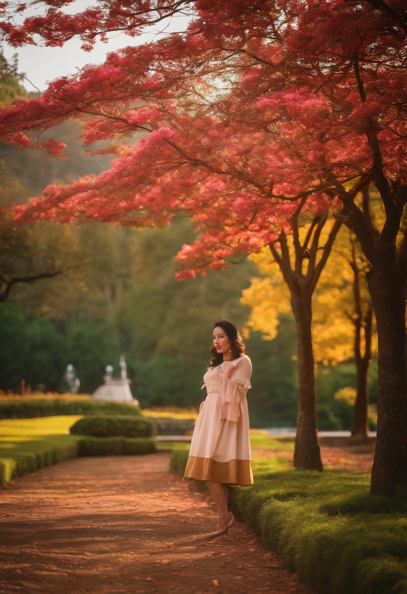 retro photography, Anos 1960 , AGFA, Kodak, 1girl, retremo, Olhando_em_visualizador, sorrir, Japan, tokyolagii, flor de cerejeira, octan render, sozinho, rtrophto1