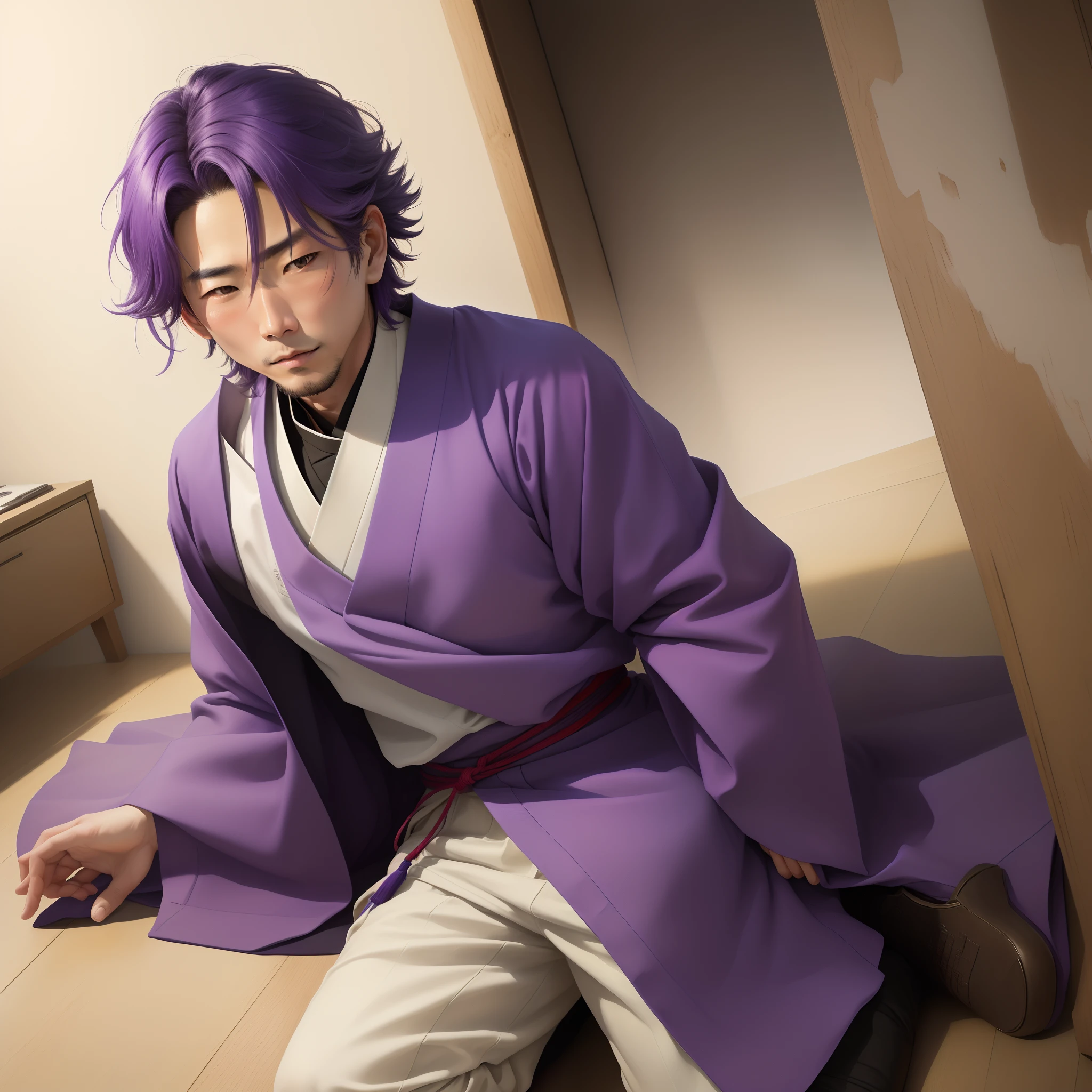 Satoru gojo sotando o vasio roxo