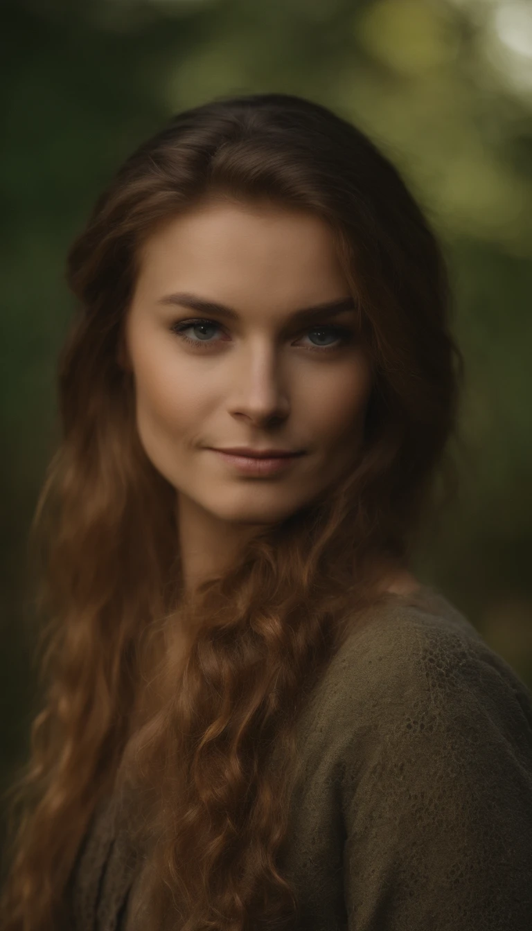 best quality, Meisterwerk, ultra high resolution, (Realismus: 1.4), Originalfoto, 1girls, green eyes, schulterfrei, Filmische Beleuchtung, blaues Haar, bei Sonnenuntergang