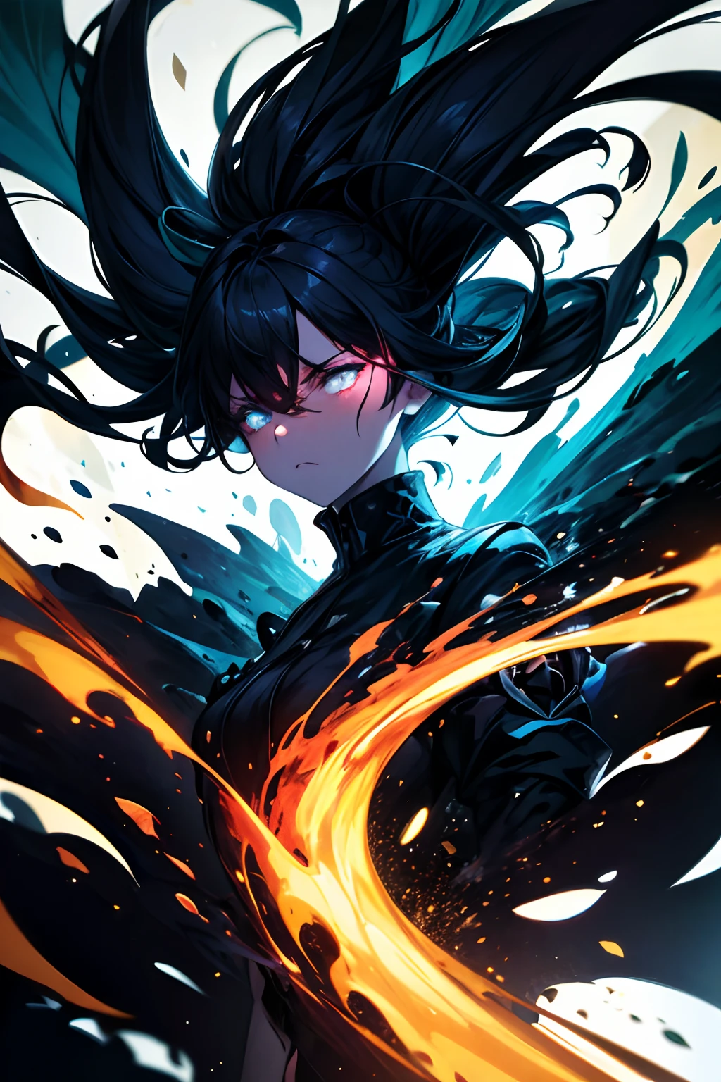 (best quality,highres,masterpiece:1.2),negative colors,negative background,negative color palette,dark atmosphere,pop art style,vibrant colors,fine brushstrokes,detailed expression,dynamic composition,splatters,abstract shapes,facial details,brush strokes,contrasting tones,dramatic lighting,emotion,artistic vision,expressive lines,unique style,dynamic poses,eye-catching art,hazy atmosphere,striking contrast,texture exploration,fear,unease,dark emotions,strong emotions,rich textures,expressive gestures,depth and dimension,impressionistic style,striking visuals,mysterious allure,visual tension,edgy visuals,moody vibe,striking impact,colorful patterns,dark shadows,creative interpretation,provocative imagery,movement and energy,abstract background,mysterious narrative,powerful impact,expressive forms,provocative concept,colorful splashes,abstract composition,layered textures,visual storytelling,surprising details,mysterious atmosphere,impactful visuals