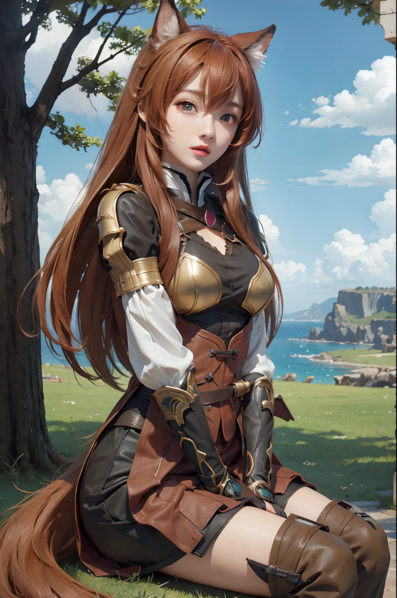 raphtalia, realistic, ultra detail,
