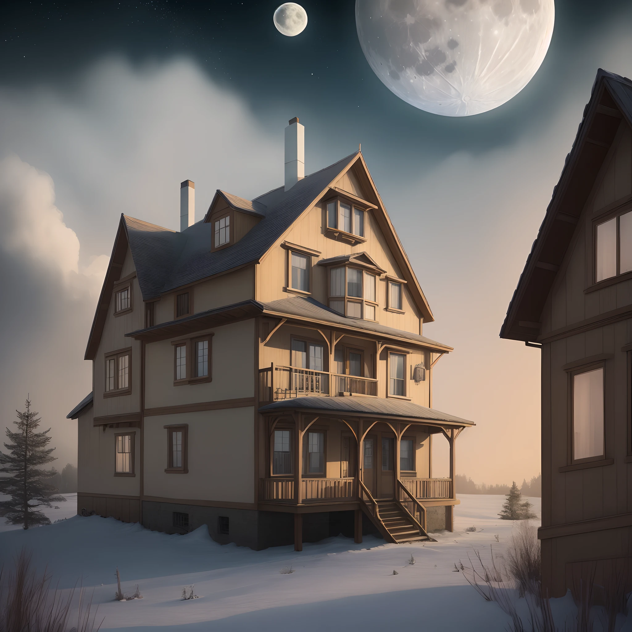 House on the moon