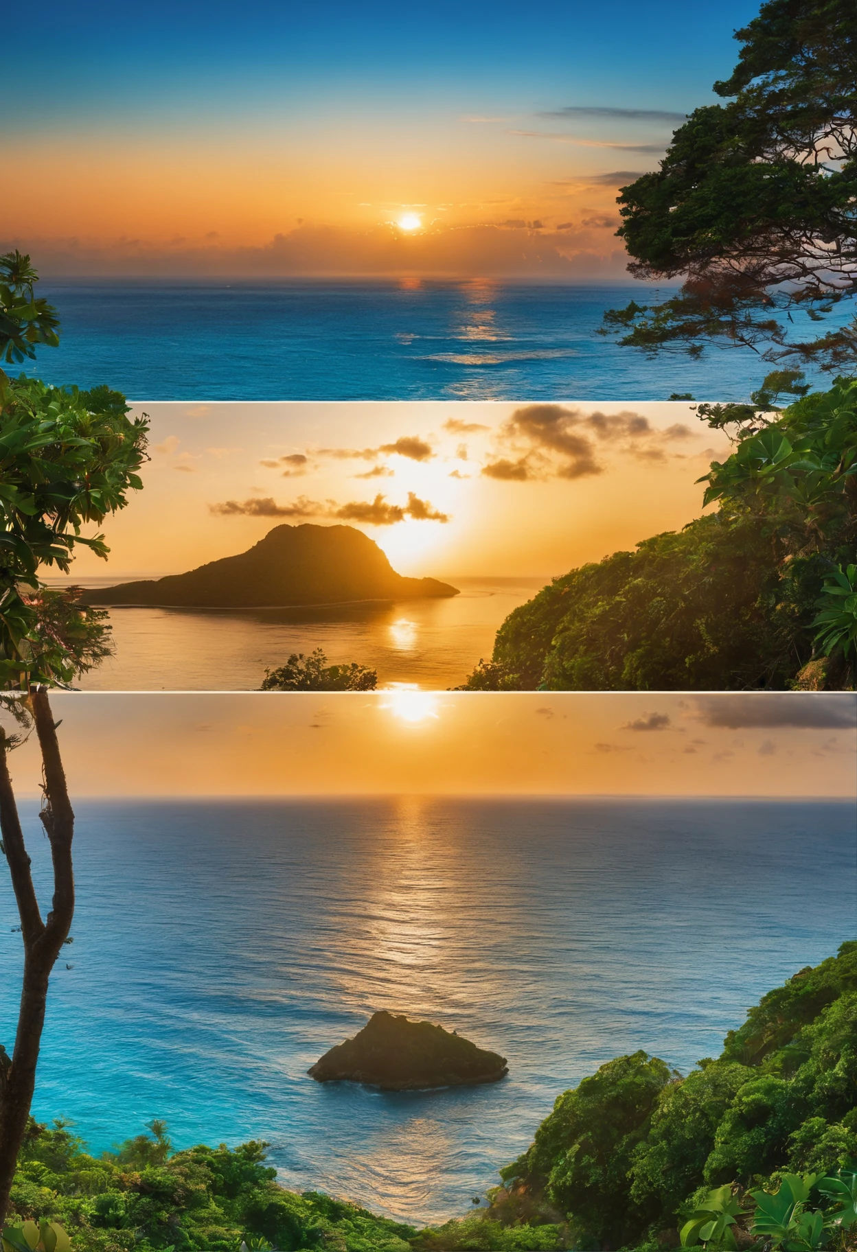 Okinawa sea and sky Guys that can be used in Aloha shirt designs