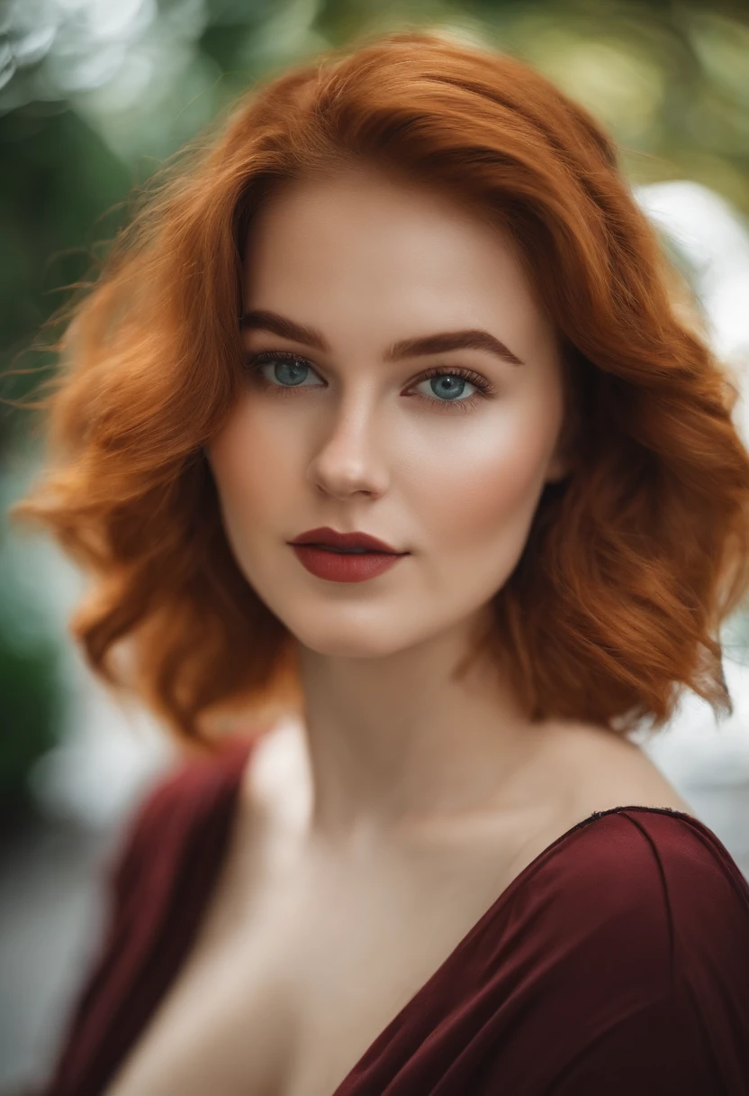 Une belle fille rousse avec des taches de rousseur, 18 ans, sexy et thicc, Yeux verts, gros seins, gros cul, moite, Brillant, lewd face, , salle de Bains, sexy,  laiteux selfie instagram