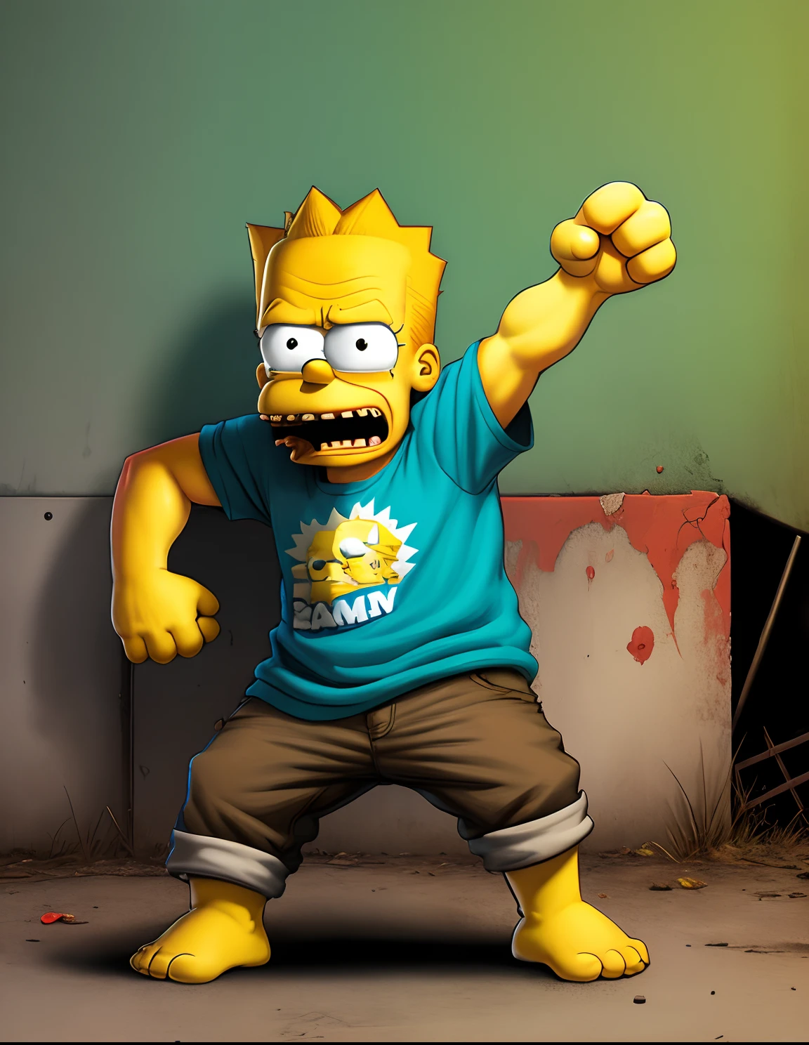 Bart Simpson, zombie