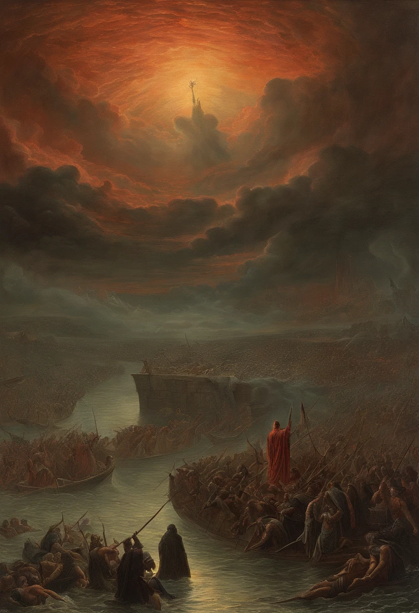 Apocalypse: the final battle, illustration by gustave dore