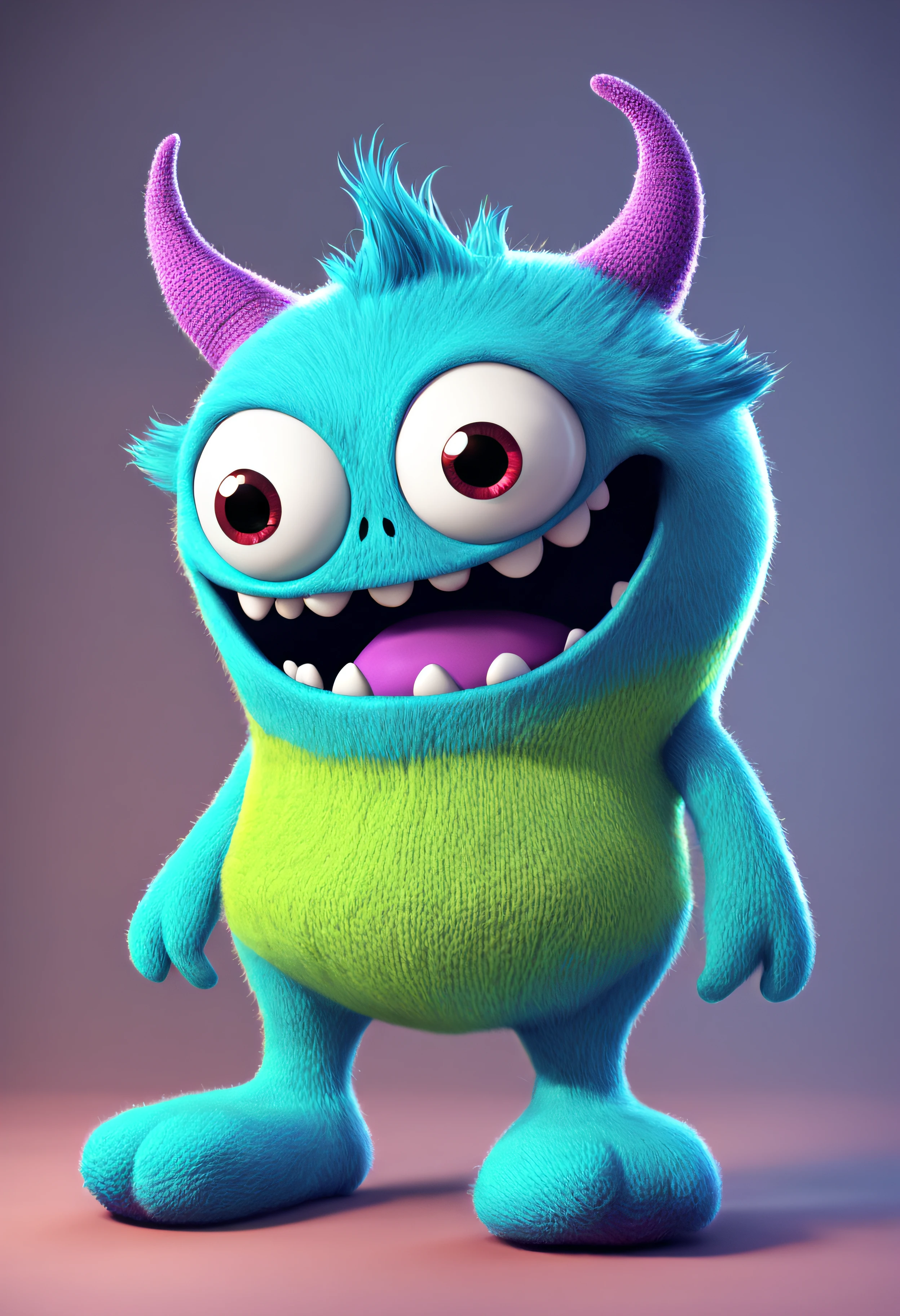 monstruo de calcetines, Lindo, Small, Felicidades, 2d toon