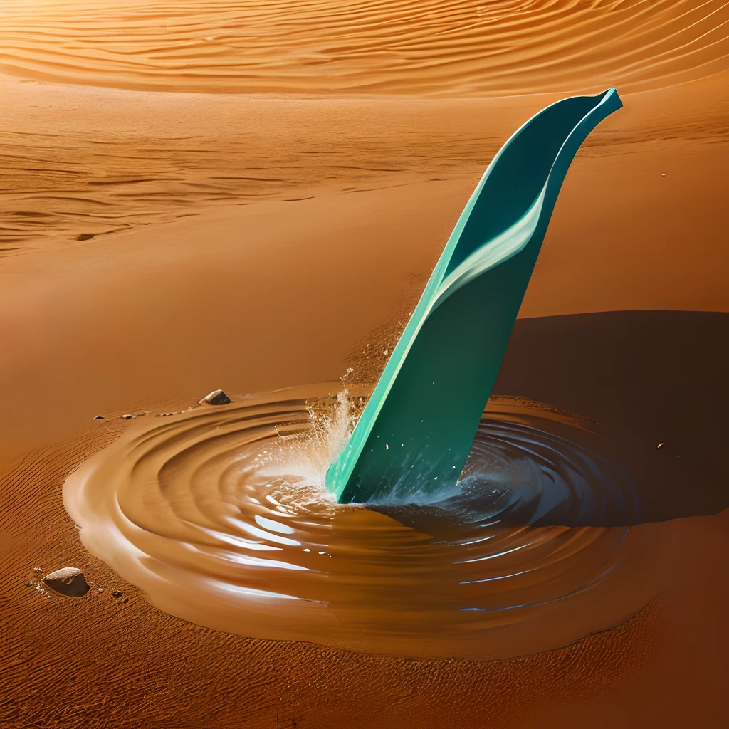 Trump in quicksand getting hit by boomerang