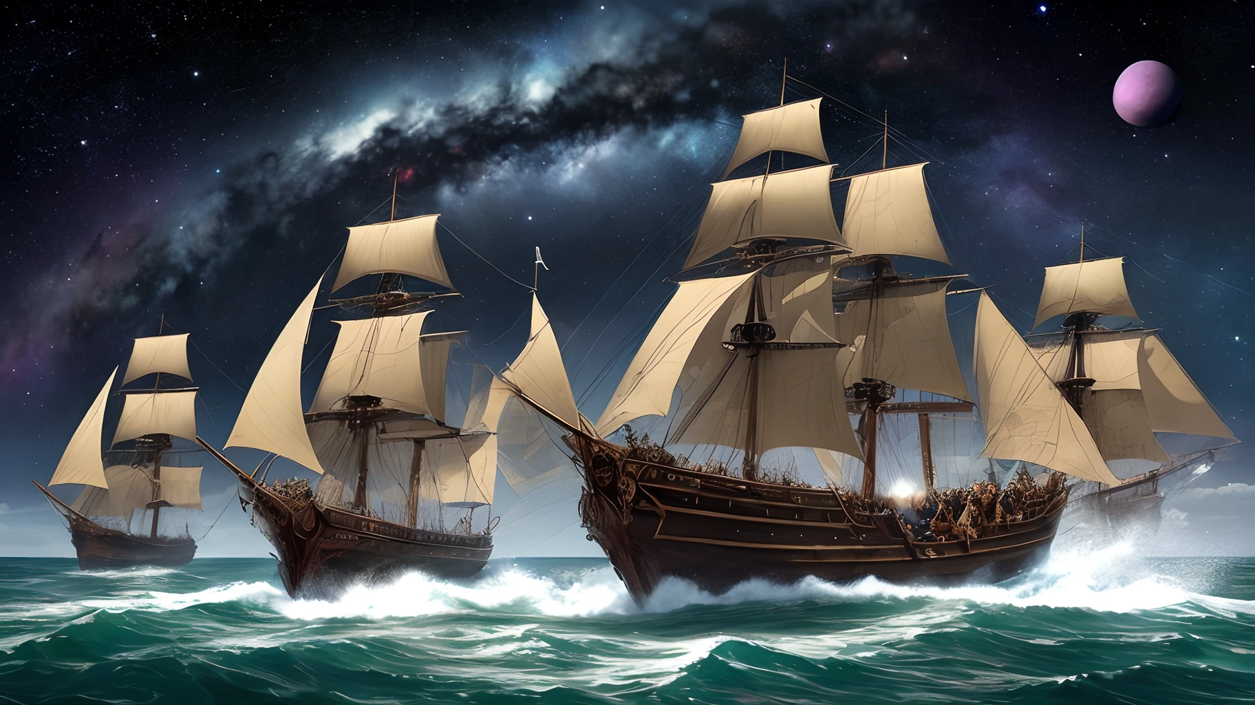 A group of pirates that sail the cosmos