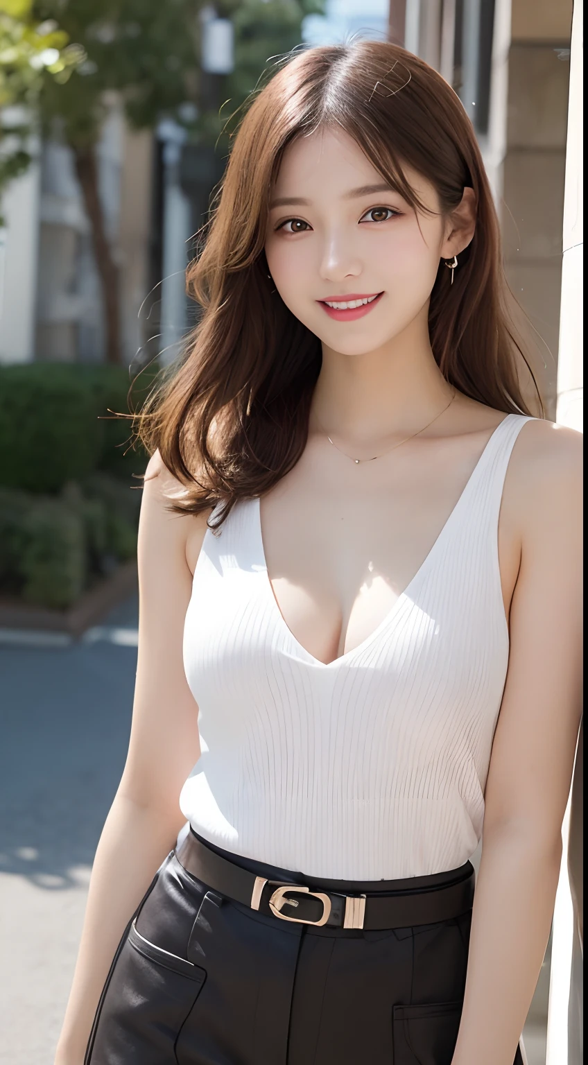 ((Best Picture Quality, 8k, tmasterpiece:1.3)), 1girl, Beautiful woman with slender abs:1.3, (Casual hairstyle, Dew small breasts:1.2), Nightdress:1.1, Ultra-fine face, A detailed eye, 二重まぶた,ssmile,Home