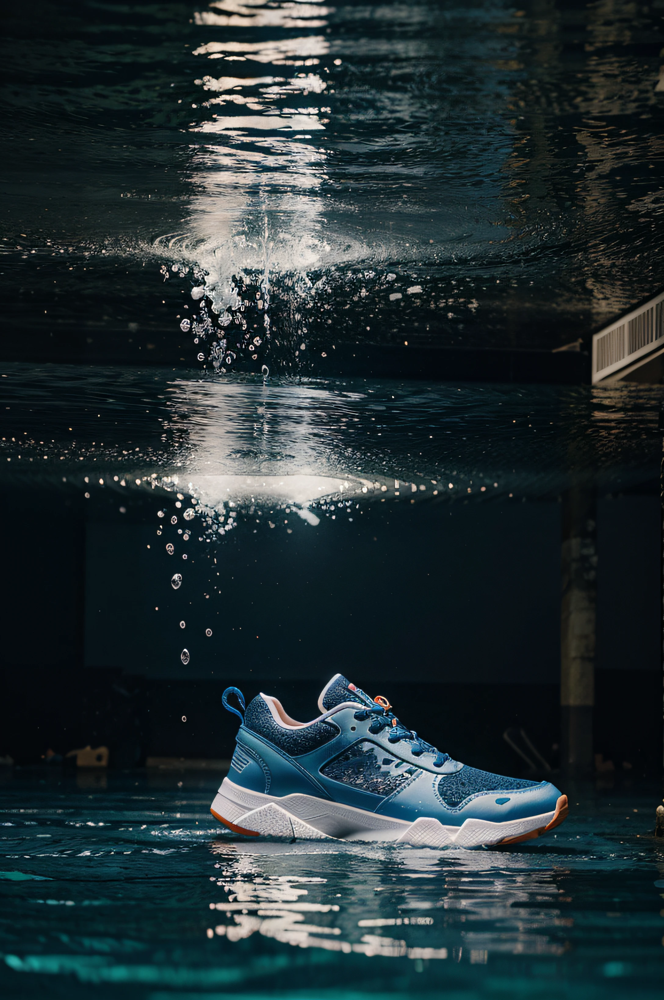 under water shoes, splashes, water, water proof