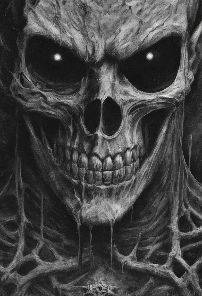 one piece, rosto detalhado, sombrio, maligno, olhos vermelhos, detalhado,