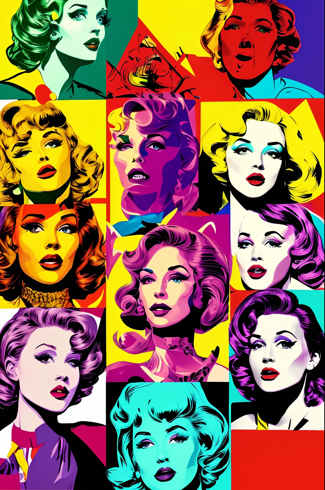 Pop art, easy designs