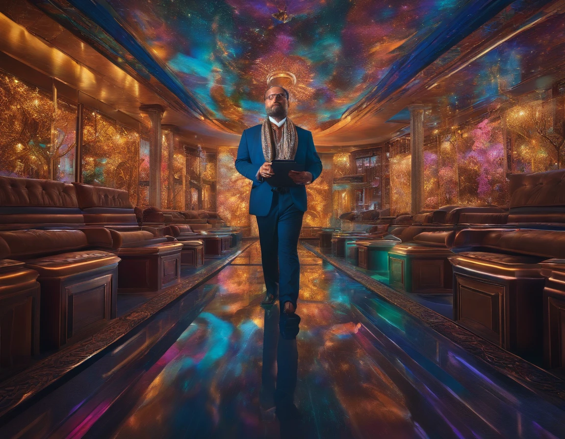 Imaginative digital artwork capturing the essence of marketing implementation via neural networks, blending technological sophistication with the strategic execution of creative ideas.