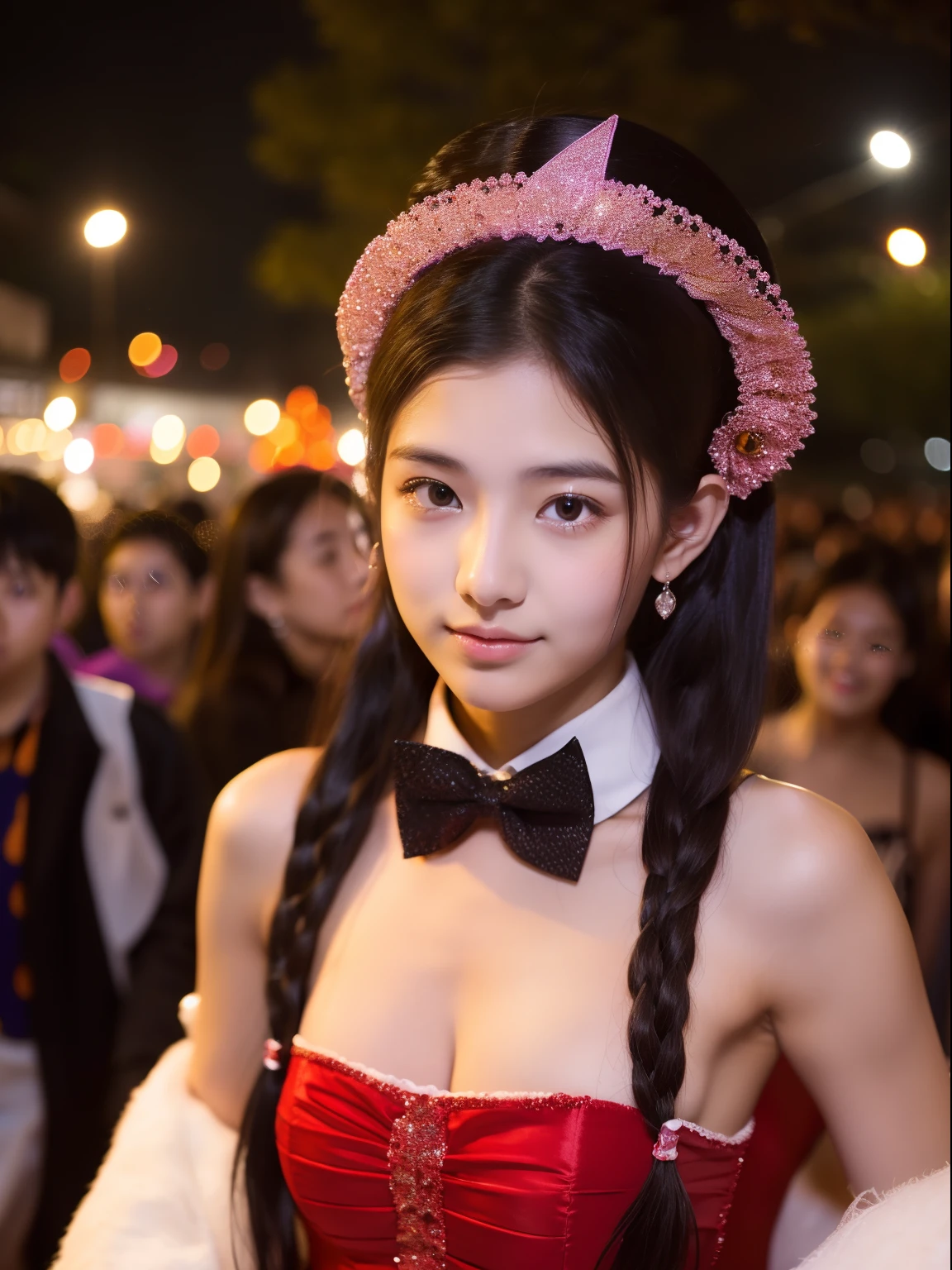 Beautuful Women、18year old 、body shot、Halloween、Crowds、natta、fancy dress