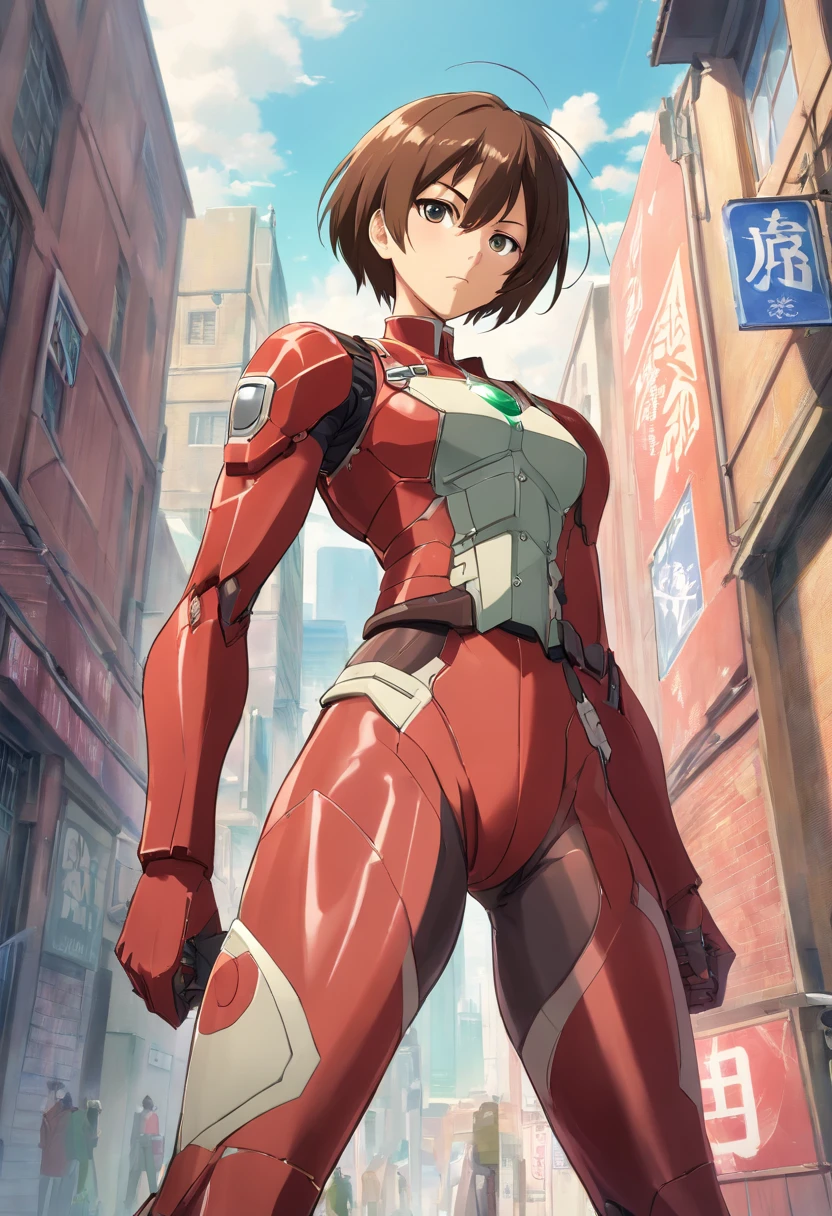 (best quality,4k,8k,highres,masterpiece:1.2), ultra-detailed, realistic:1.37, (HDR, UHD, studio lighting), vivid colors, (extreme detail description, sharp focus), physically-based rendering, bokeh, (portraits, anime), white-powdered, neck scarf, leather jacket, vertical maneuvering equipment, towering walls, (Reconnaissance Corps, scouting missions), dynamic pose, determined expression, battleready, intense, (Colossal Titan, Armored Titan, Survey Corps, 3DM gear), (23 years)
Note that the above is just an example,You can be creative,Don't stick to the words in the example。