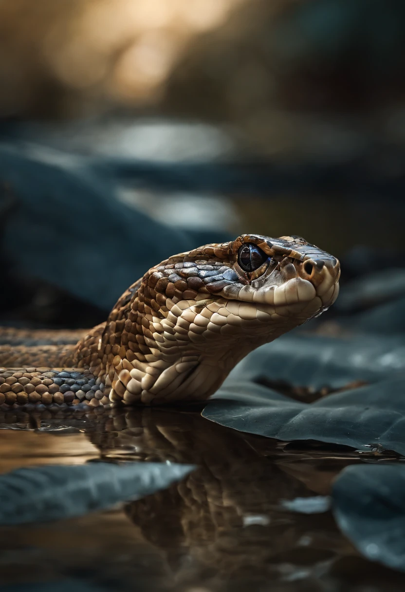 splashart， a snake head， （（with black background））， piercing eyes， Epic Instagram， artstation， splash style of colourful paint， contours， Ultra-detailed intricate details， unreal-engine， fantasy， intricately details， splash image， complementary colours， fantasy concept art， 8k解像度， Deviantart's masterpiece， oil painted， Restroke， paint drips， splashart