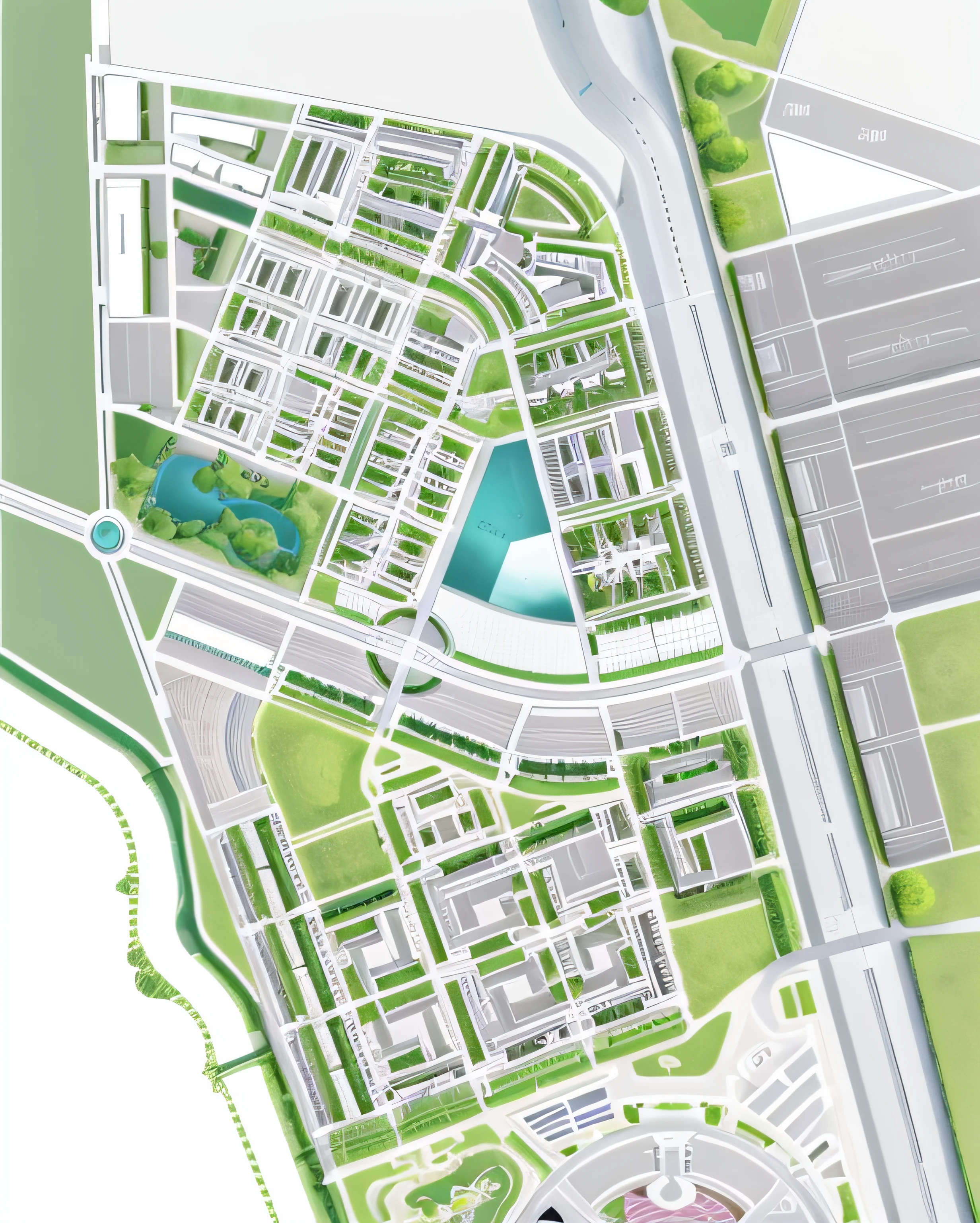 a drawing of a plan of a city with a lot of buildings, river, barycentric subdivision, city map, overview, layout of map, line art, line - art, anime city lineart, residential area, topview map, architectural plan, plan drawing, subdivision, detailed map, detailed street, urban, urban planning, cityscape, plan, maze of streets