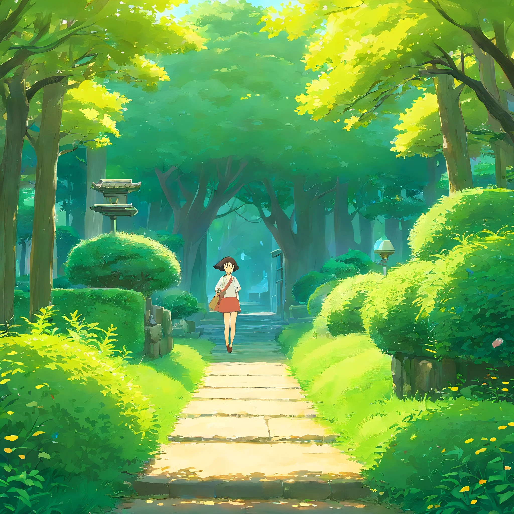 bushes,sun at dawn,Blurred vision,Not dazzling morning sun,Perfect and excellent composition,8K分辨率,the detail,true to life, Pubic area is clear, flawless perfection, Digital SLR, 1024, 2048, 4096, A detailed, Sharp, unmanned background,
