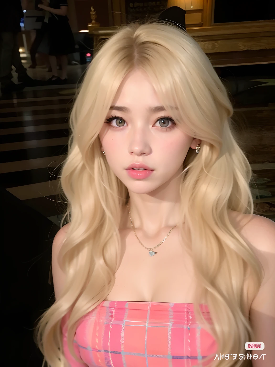 Mujer rubia con cabello largo y ojos azules posando para una foto, Ava Max, Parque Roseanne de Blackpink, Retrato de Jossi de Blackpink, Cabello largo y rubio y ojos grandes, ulzzang, Una chica con cabello rubio, Jossi de Blackpink, Lalisa Manoban de Blackpink, Cabello largo y rubio y ojos grandes, Lalisa Manobal, cabello rubio y ojos grandes, Hermosa chica rubia, facial feminization, porcelain skin