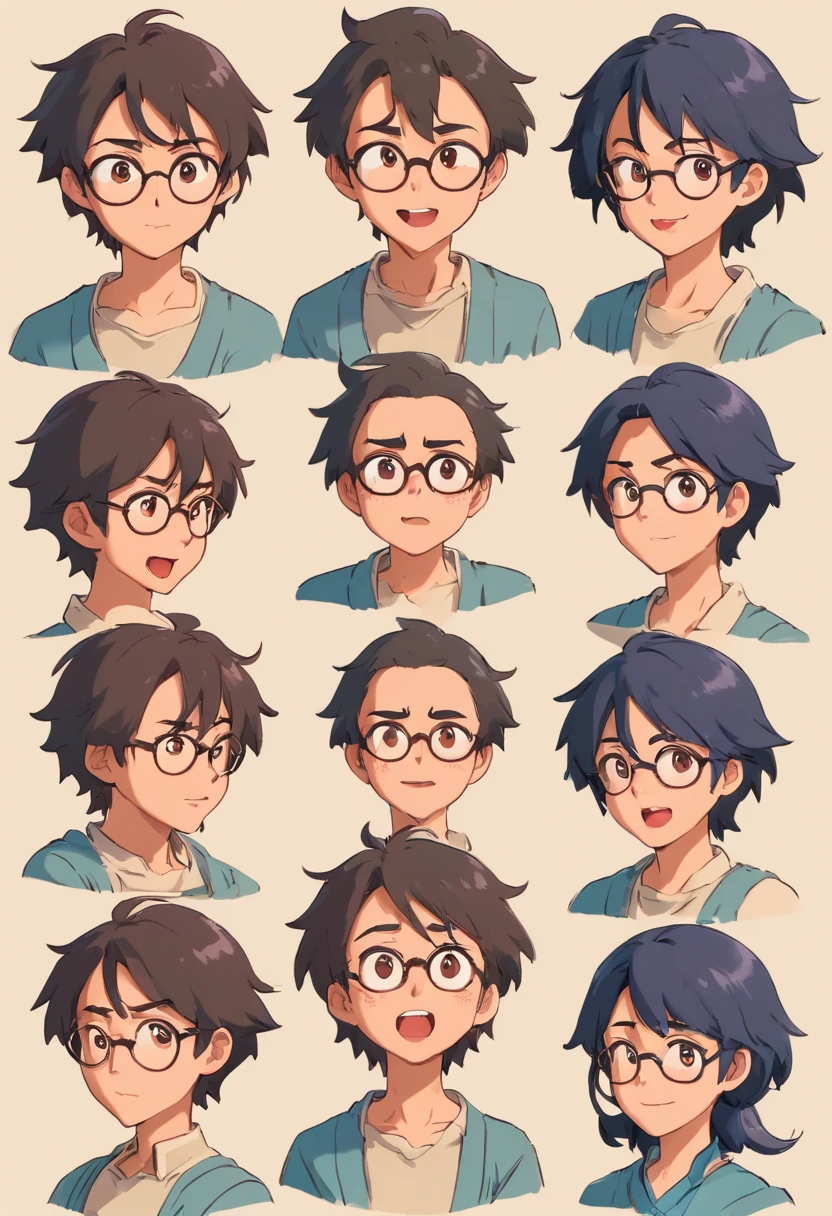 bold man avatar,Emoji pack,9 poses and expressions (grieves,astonishment,having fun,exhilarated,big laughter,tender angry,doubt,Touch your head,Sell moe,wait) ,Anthropomorphic style,Disney style,black stroke,differentemotions,9 poses and expressions,8K
